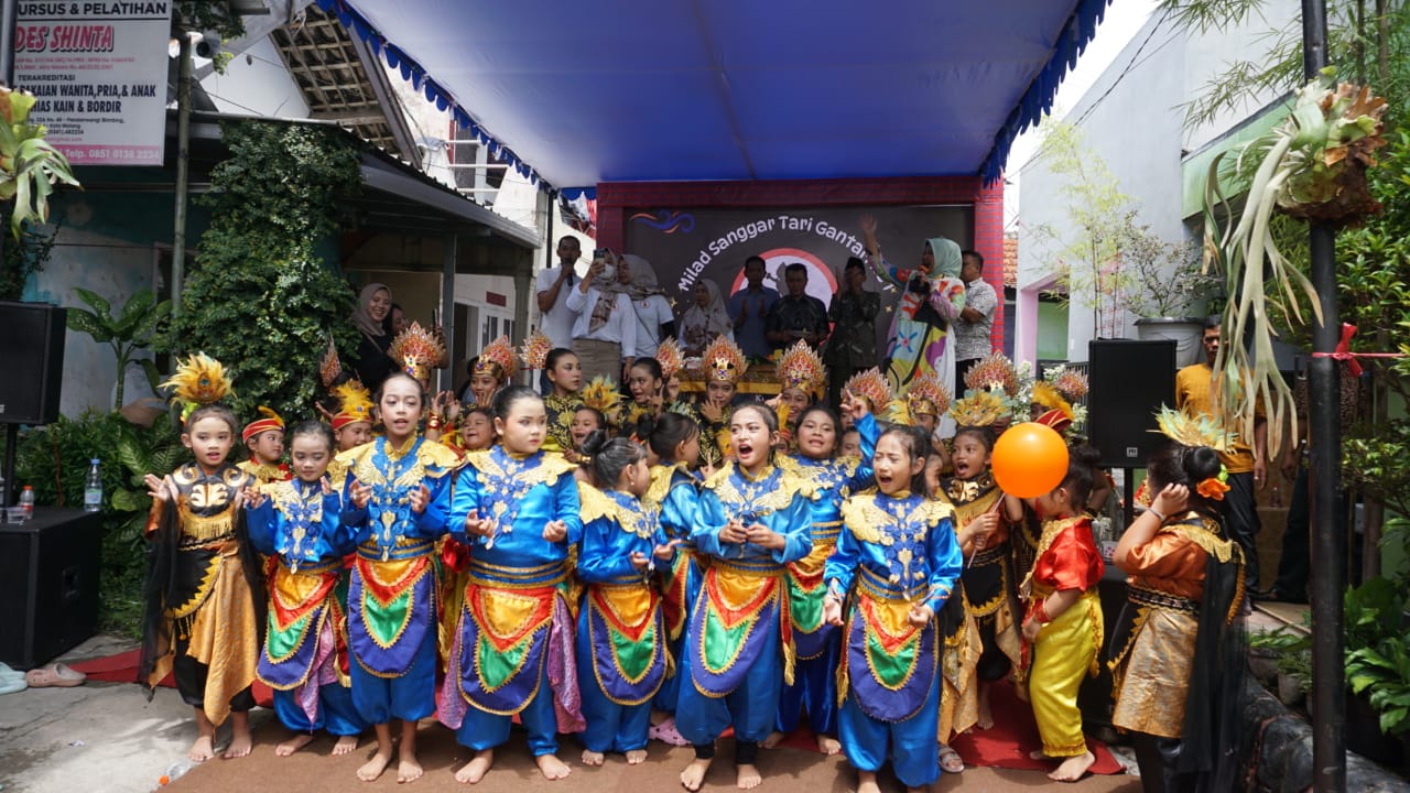 Ratusan Anak Ikuti Lomba Mewarna Dan Gebyar Tari Kreasi Nusantara Sanggar Tari Gantari