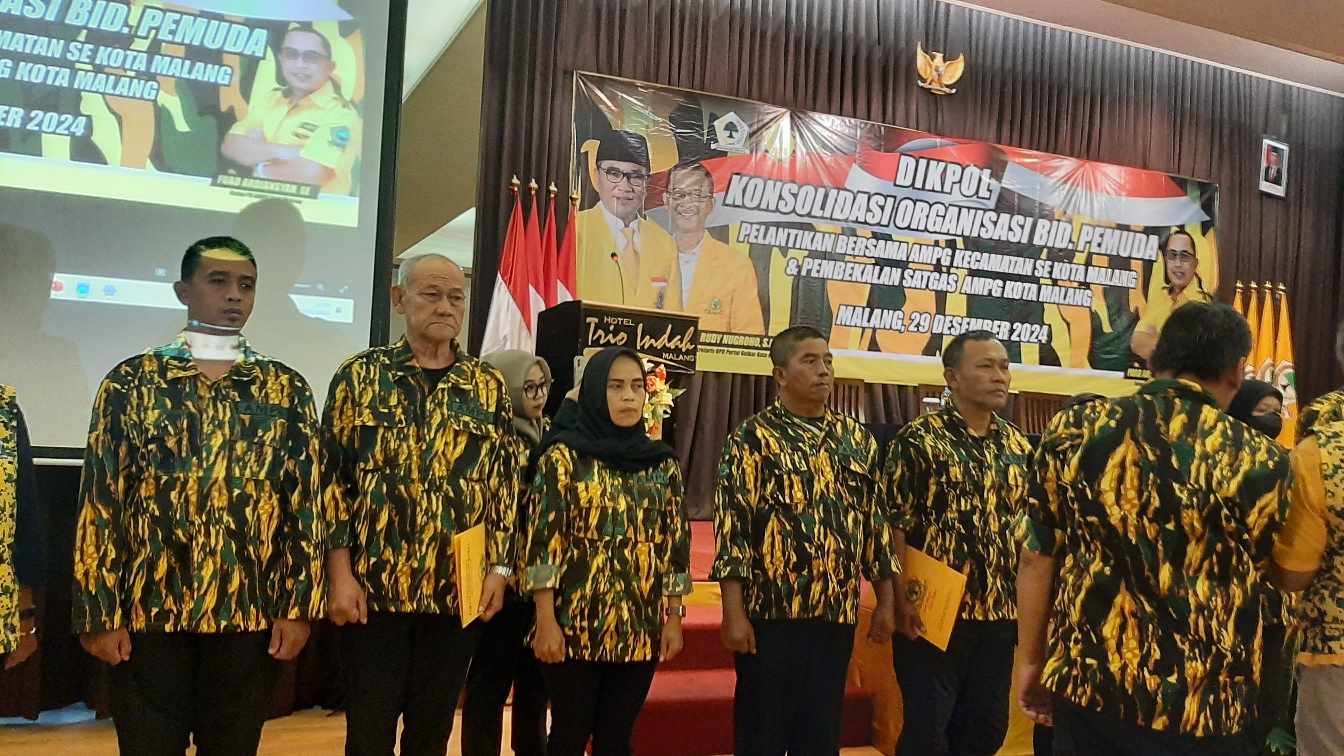 Pelantikan dan Pembekalan AMPG Kota Malang: Membangkitkan Semangat Pemuda untuk Masa Depan Politik yang Lebih Baik