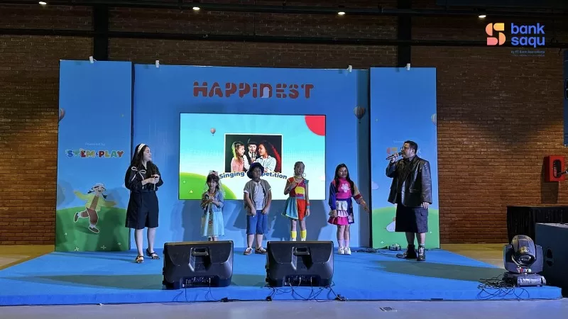 Festival Keluarga ‘Happinest Fest’, Menjadi Langkah Awal Bank Saqu Mengedukasi Anak untuk Menabung