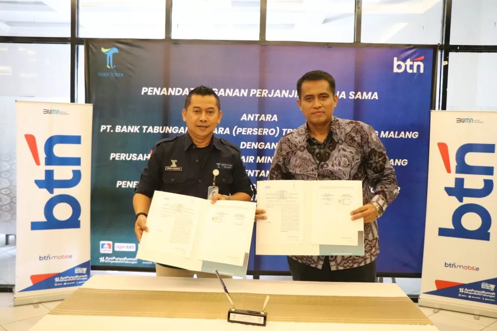 Perumda Tugu Tirta Jalin Kerja Sama dengan BTN untuk Tingkatkan Pelayanan Air Minum