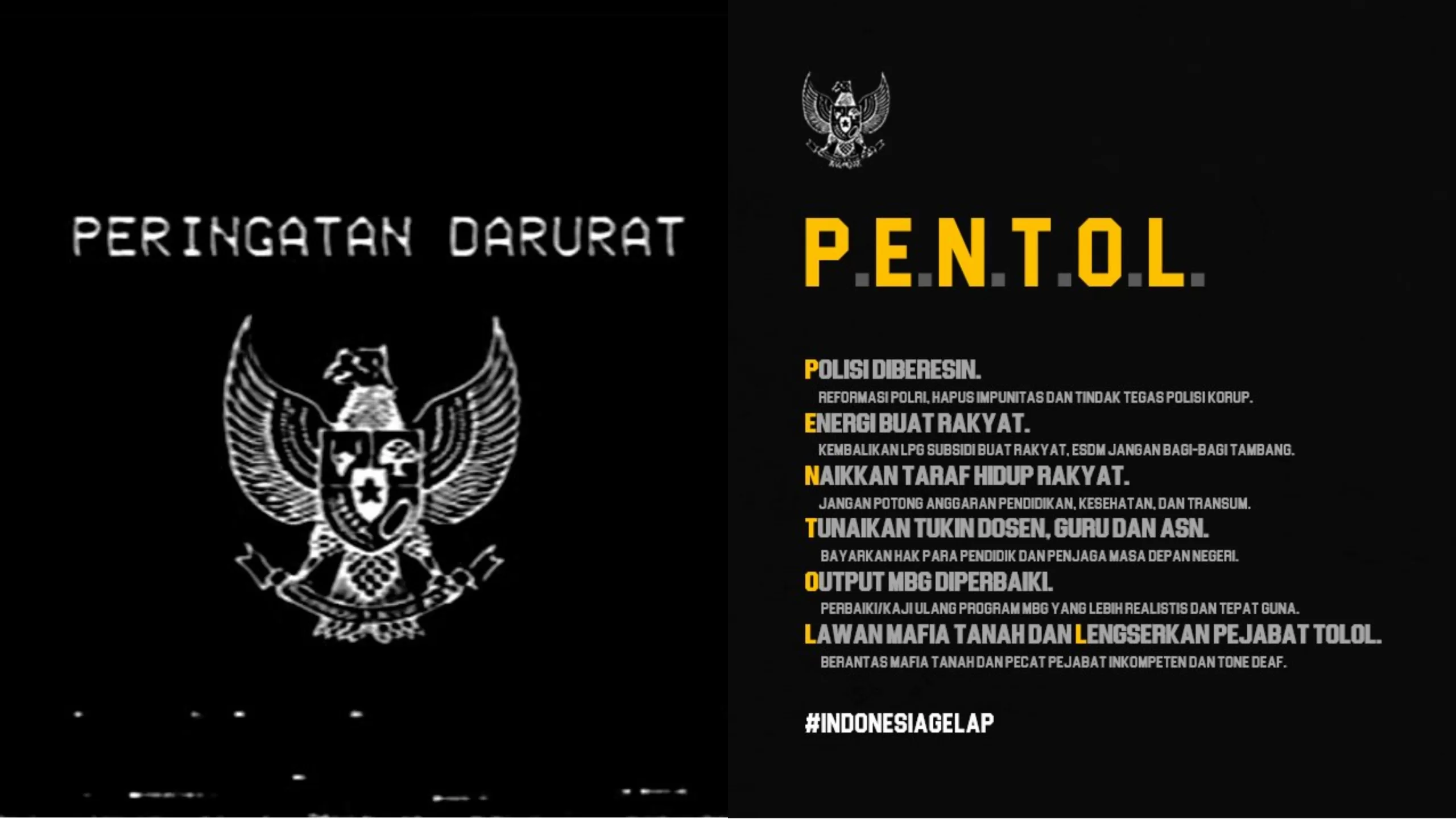 Viral Peringatan Darurat di Medsos, Simbol Keresahan Publik Kian Meluas?