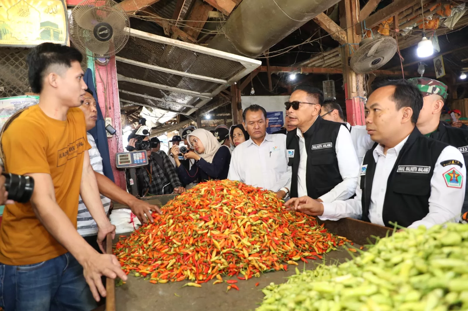Jelang Lebaran, Wali Kota Malang Pastikan Stok Pangan dan BBM Aman