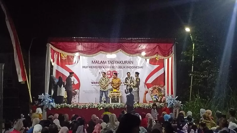Malam Tasyakuran HUT ke-80 RI Perum D’Rich Garden: Refleksi Kemerdekaan, Doa Kebersamaan, dan Semangat Persatuan