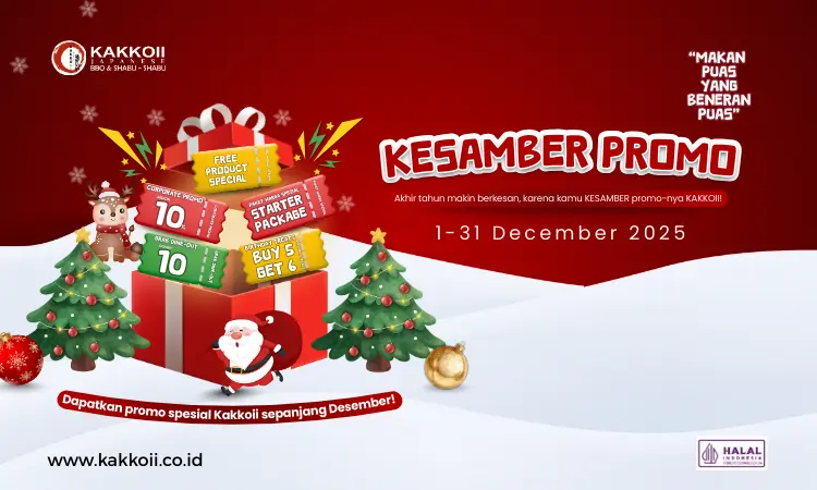Akhir Tahun Makin Seru, Kakkoii Tancap Gas Lewat Promo “KESAMBER”